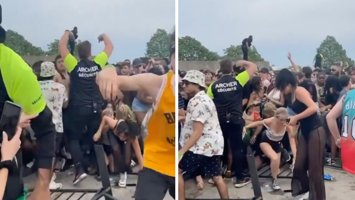 Mouvement de foule au festival Metro Metro.