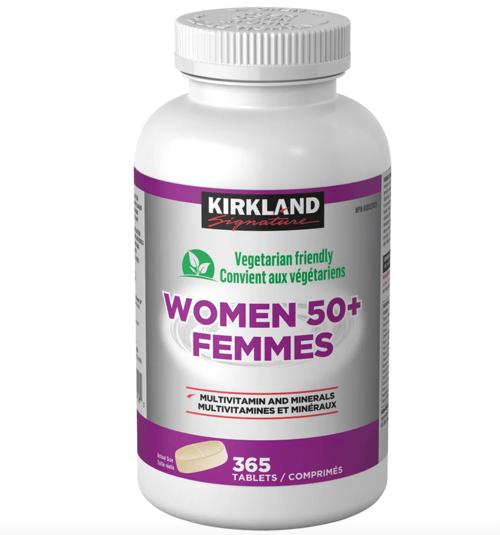 Multivitamines Women 50 + Femmes de marque Kirkland.
