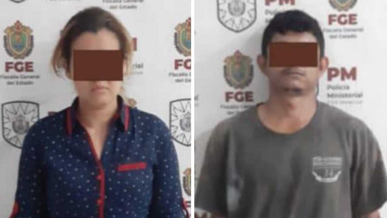 Murder suspects Veronica "N" and Gonzalo "N."