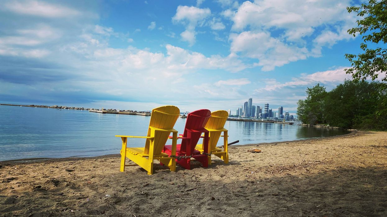 Muskoka chairs in Toronto.