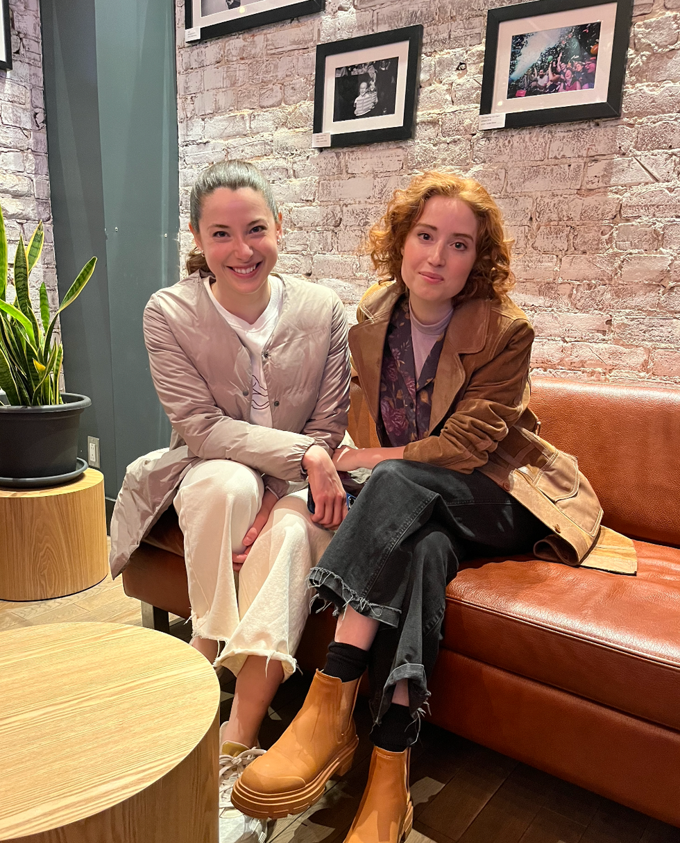 Myl\u00e8ne Saint-Sauveur et Gabrielle Fontaine.