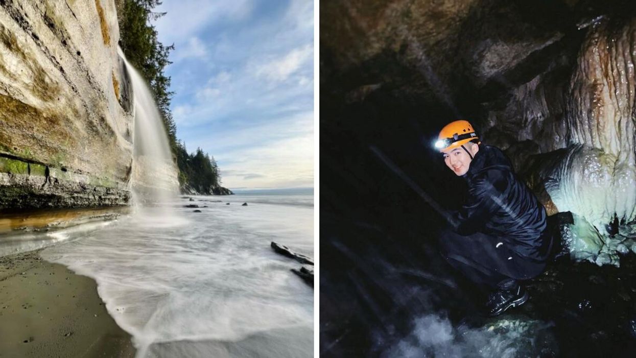 Mystic Beach. Horne Lake Caves.