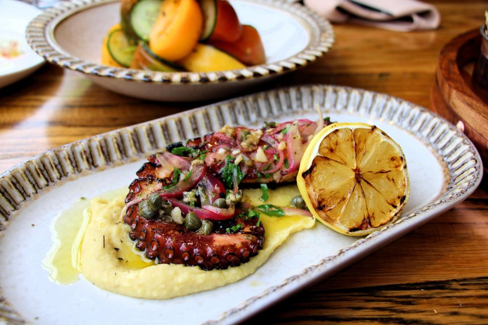 Myth Toronto grilled octopus