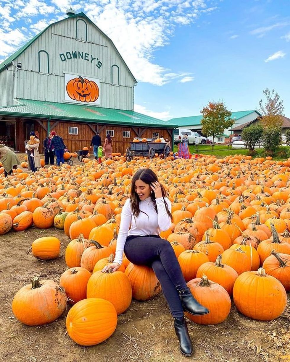 Nadia at Downey's Farm.