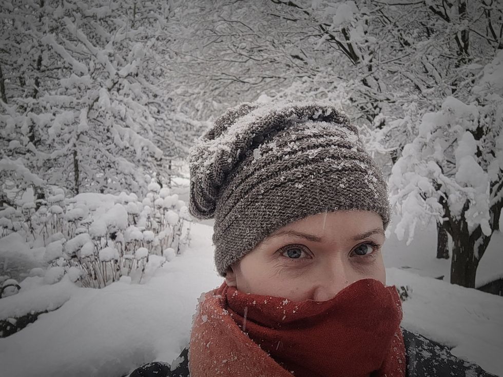 Nadya Bondoreff, snow woman.