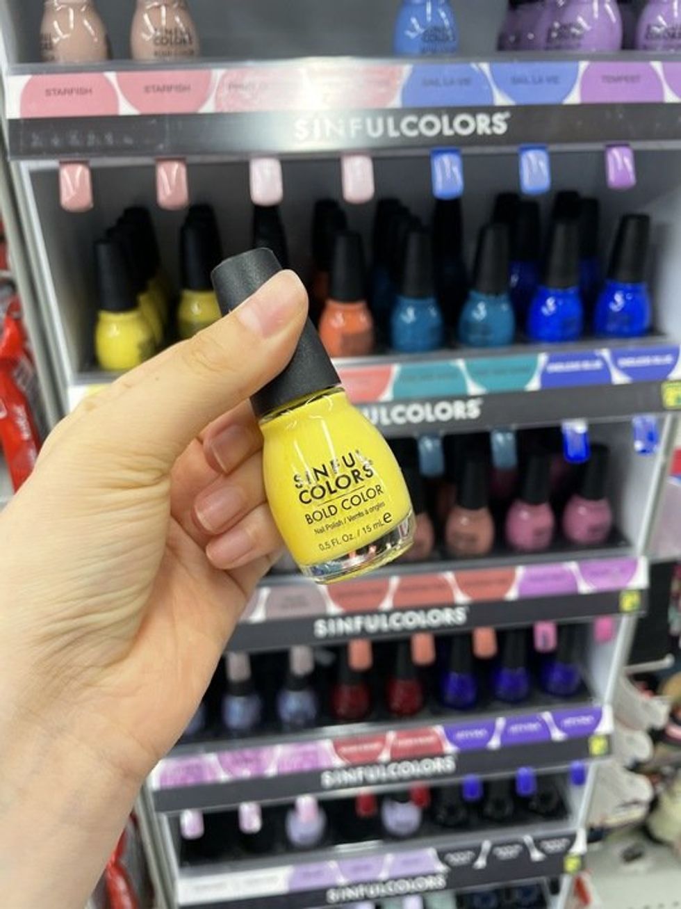 Nail polish at Dollarama.