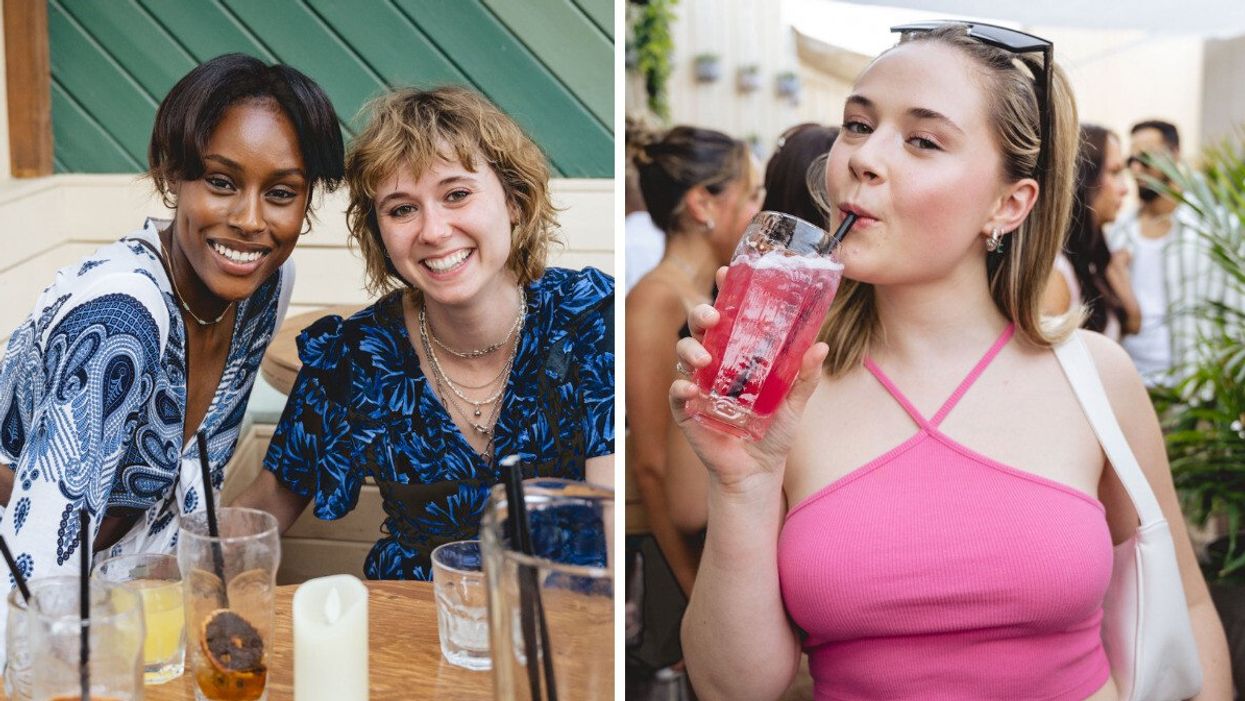 Naïla Louidort et Marianne Verville. Droite : Emi Chicoine.