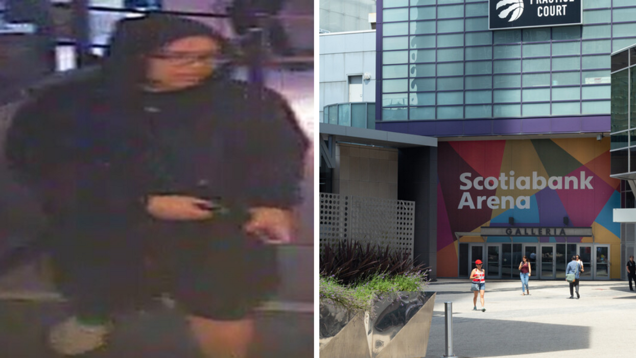 Nam Ton. Right: Scotiabank Arena.