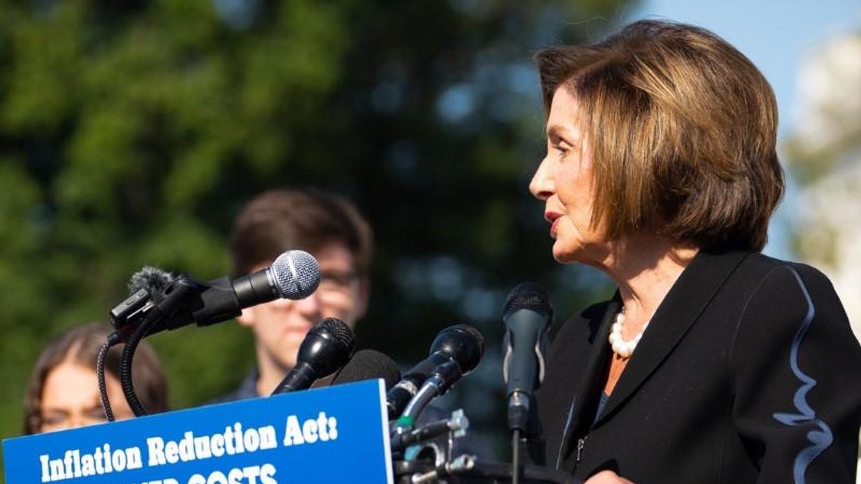 Nancy Pelosi speaking.