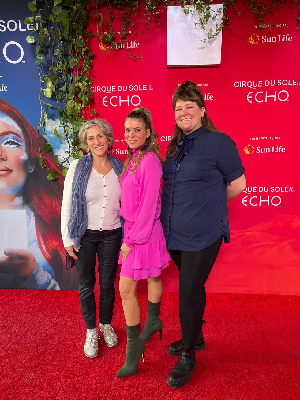 Natalie Choquette, Marie-Christine Lavoie et Coco Belliveau.