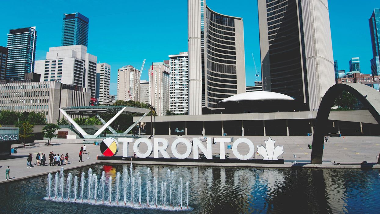 Nathan Philips Square in Toronto.