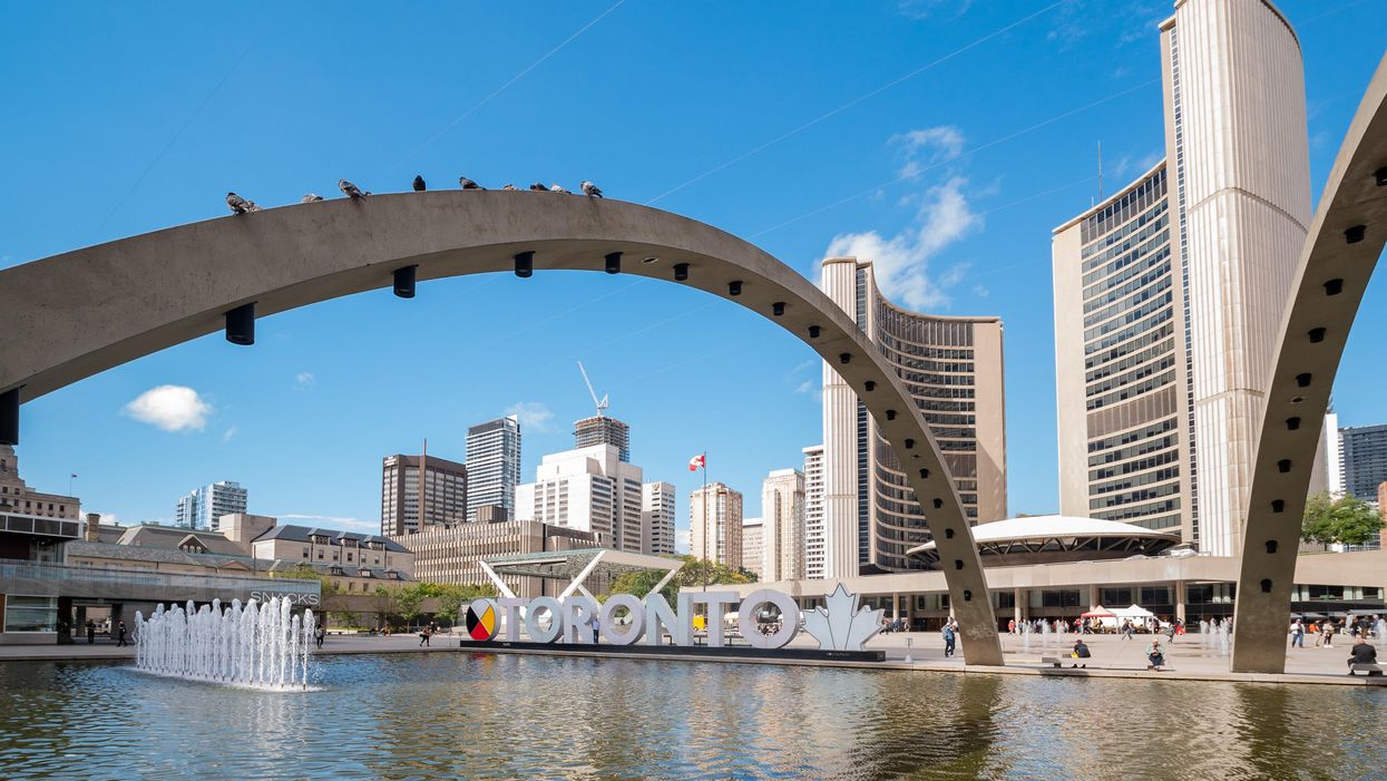 Nathan Phillips Square in Toronto.