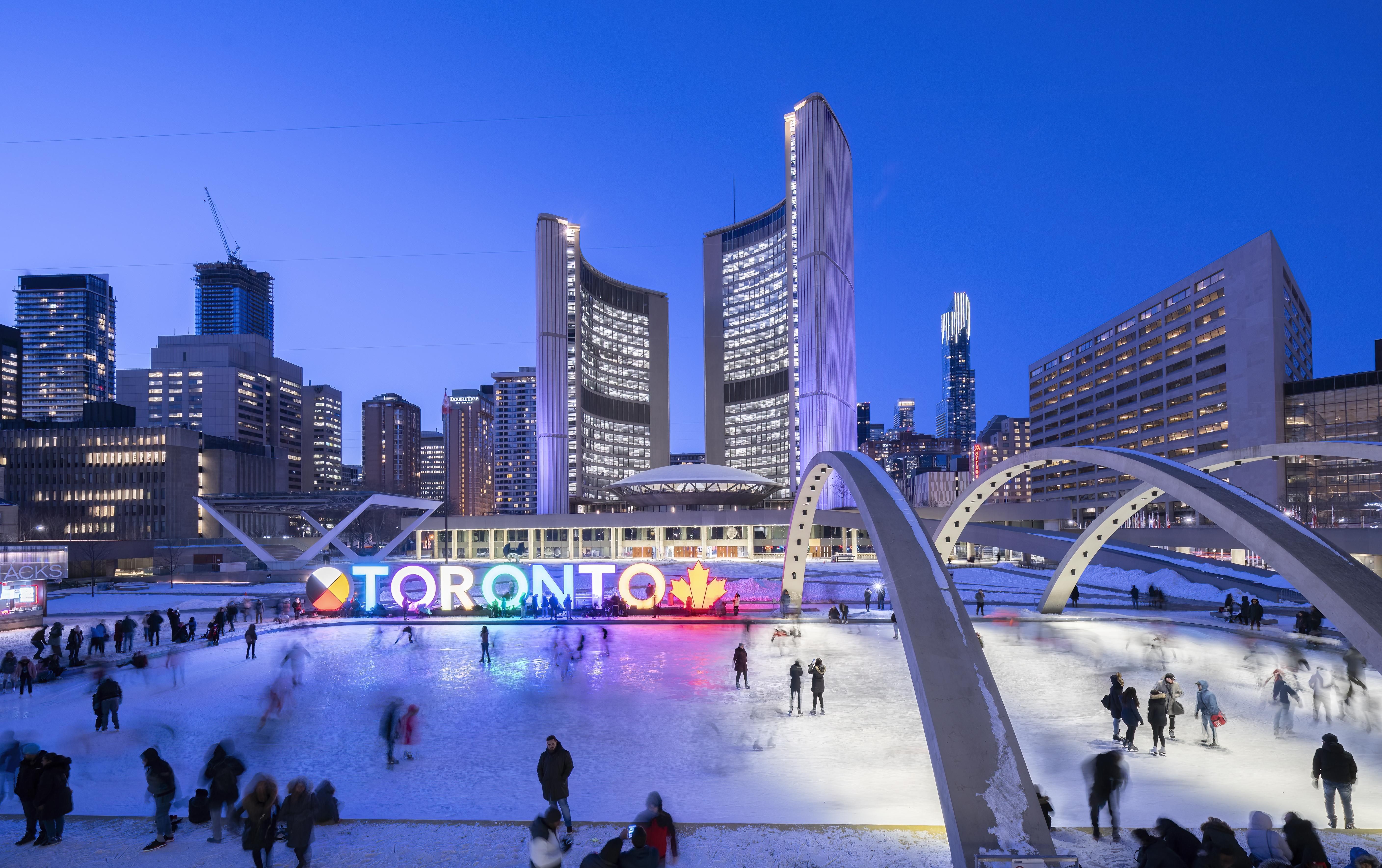 Nathan Phillips Square in Toronto.
