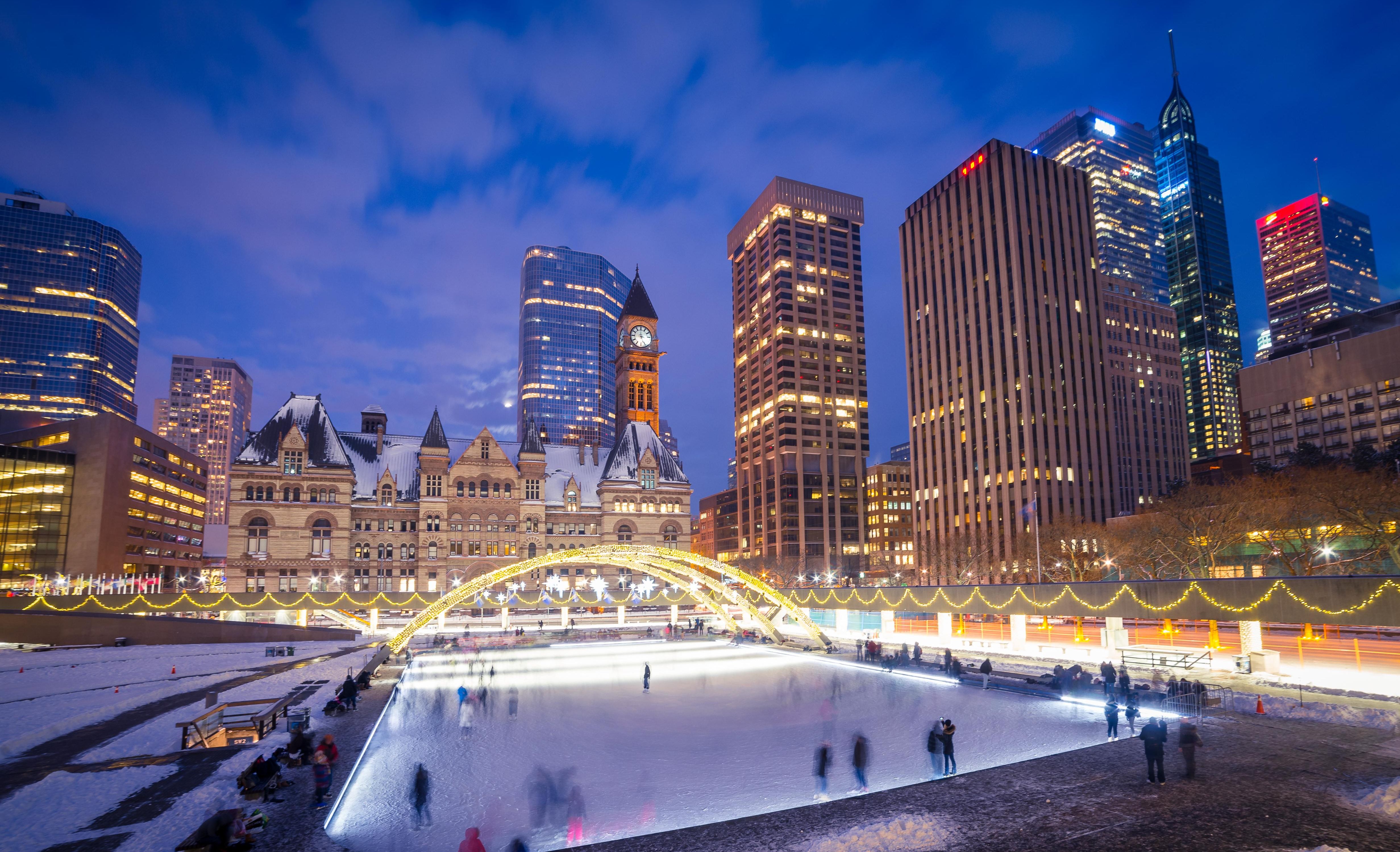 Nathan Phillips Square in Toronto.