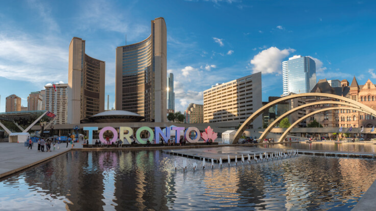 Nathan Phillips Square in Toronto.