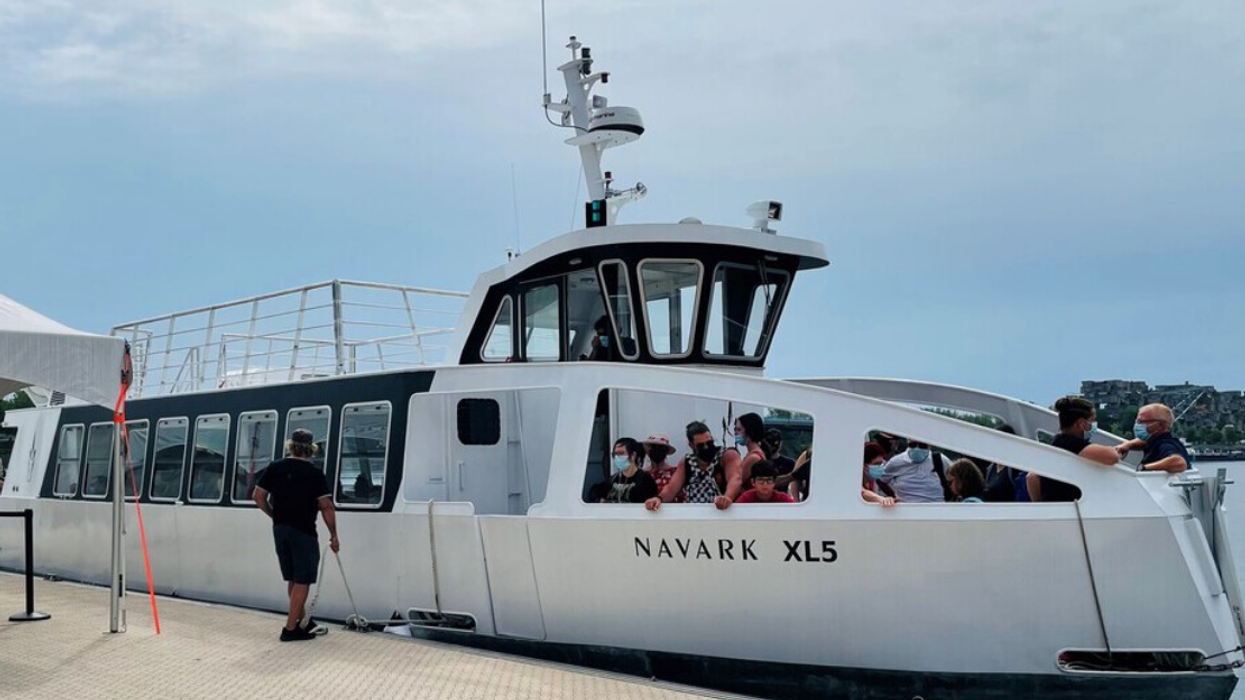 Navette fluviale Navark à Montréal.