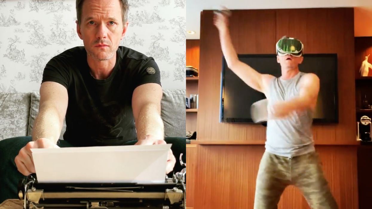 Neil Patrick Harris's Toronto Quarantine Diaries Are A Tad Concerning (VIDEOS)
