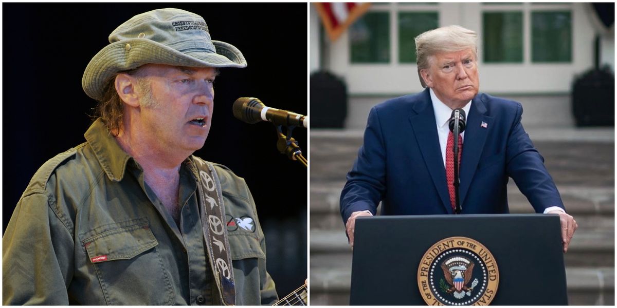 Donald Trump Used Neil Young's Music At His Rally & The Canadian Rocker ...