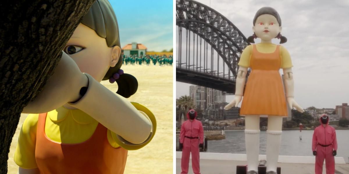 Netflix Made A Real 'Squid Game' Doll & You Can Play 'Red Light, Green