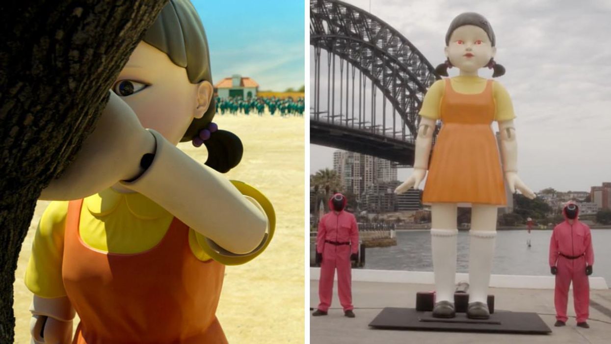 Netflix Made A Real 'Squid Game' Doll & You Can Play 'Red Light, Green Light' IRL