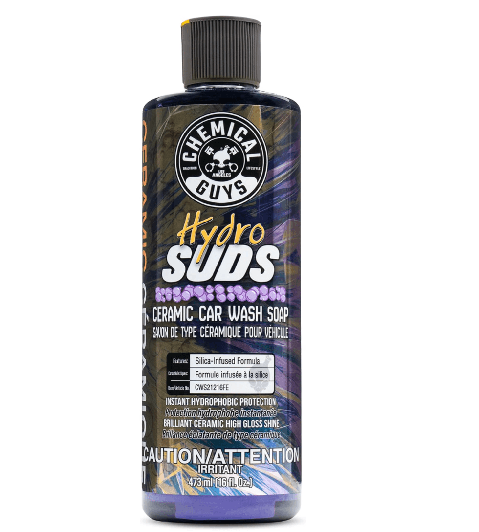 Nettoyant c\u00e9ramique pour auto Chemical Guys Hydro SUDS de 473 mL sur le site Amazon Canada.