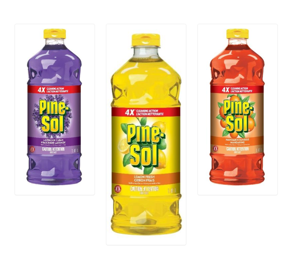 Nettoyant multi-surface parfum\u00e9s Pine-Sol.