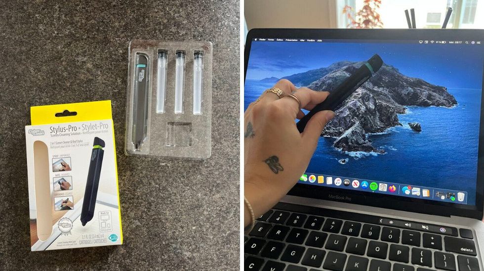 Nettoyant pour \u00e9cran 3-en-1 du Dollarama.