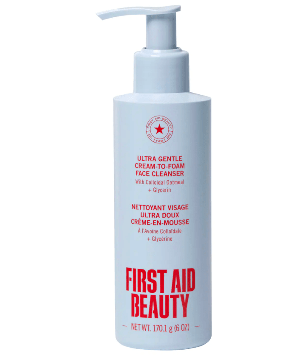 Nettoyant visage ultradoux cr\u00e8me \u00e0 mousse \u00e0 l\u2019avoine collo\u00efdale et \u00e0 la glyc\u00e9rine Pure skin.