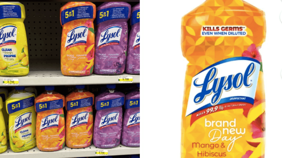 Nettoyants multi-surface versable Lysol.