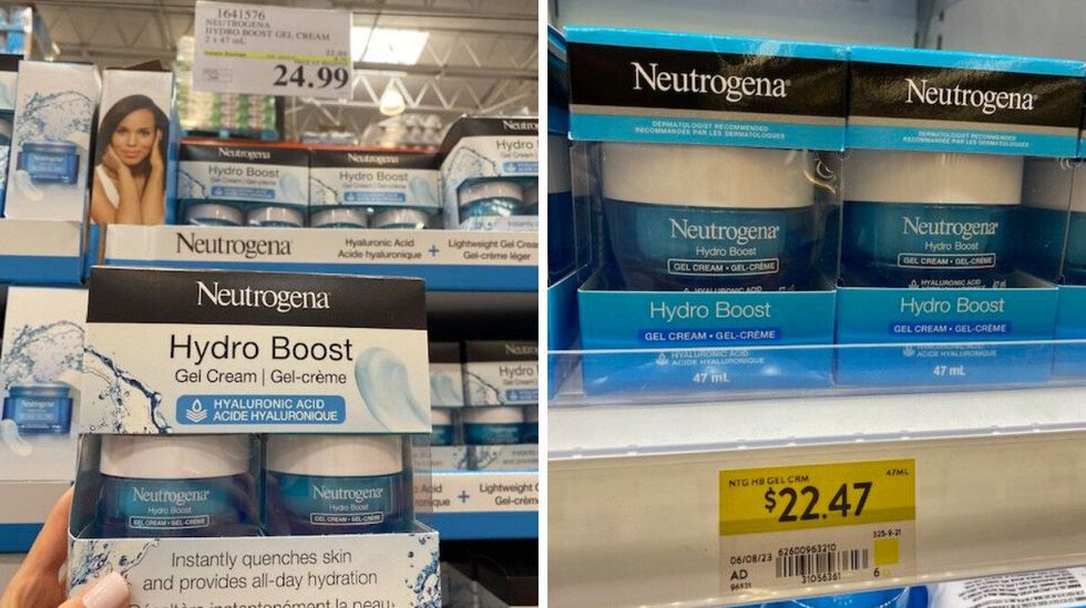 Neutrogena hydro boost gel cream.