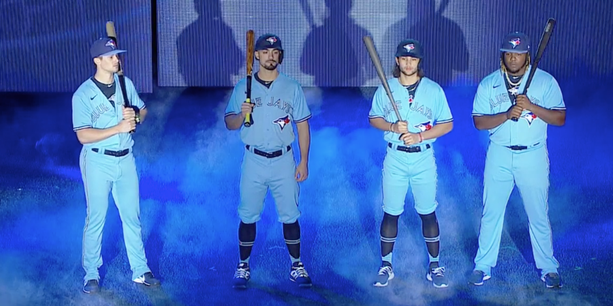 Blue jays jerseys on sale history