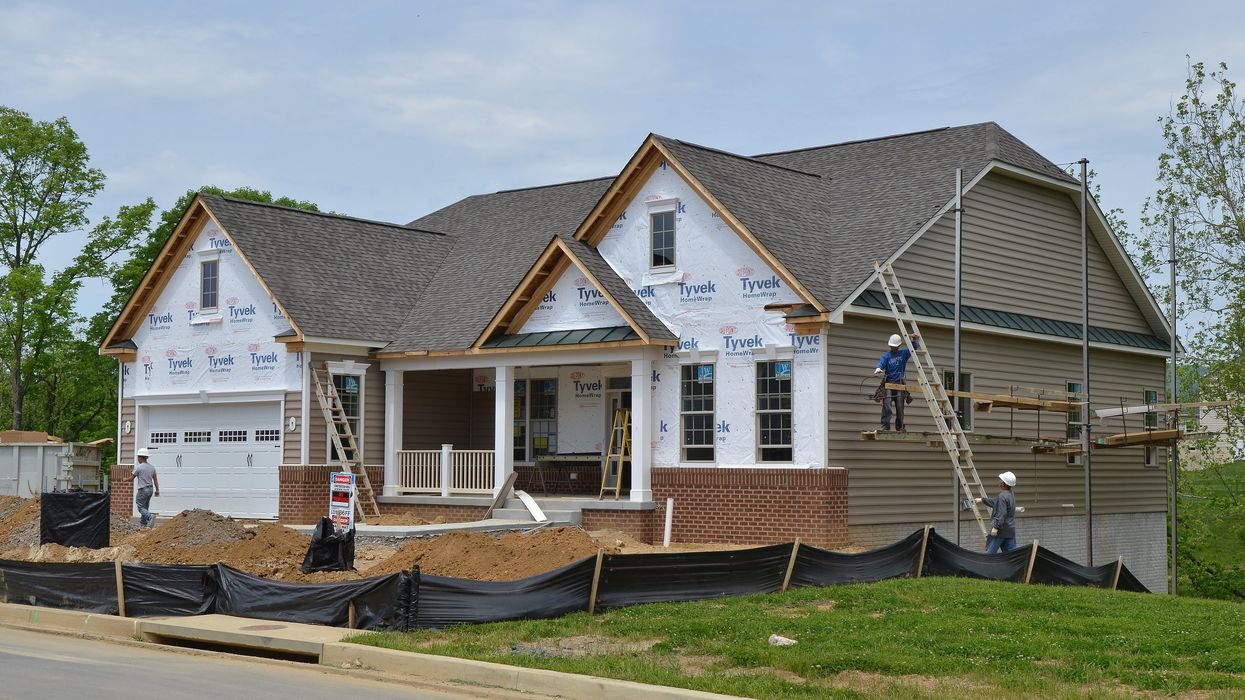New house being built (illustrative).