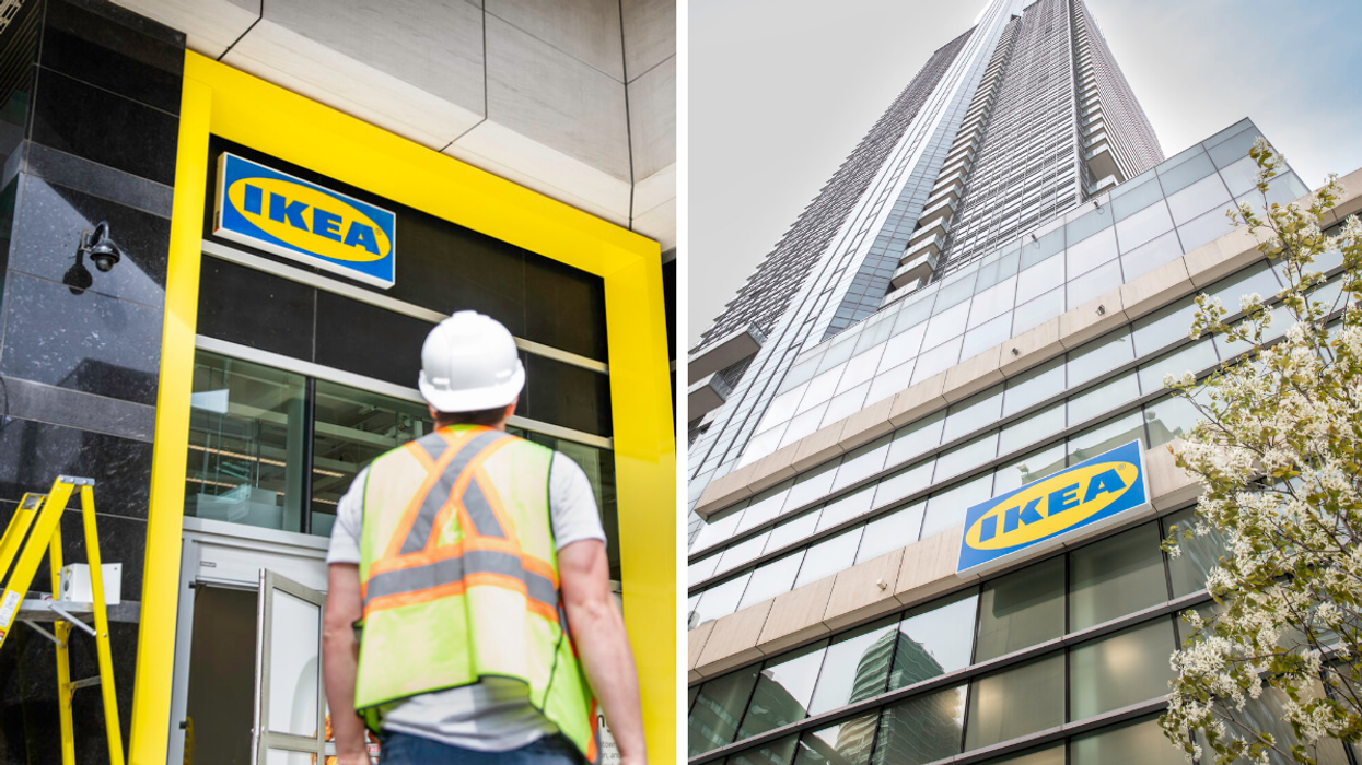 New IKEA in downtown Toronto.