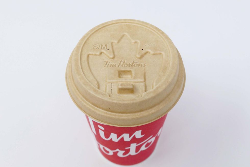tim hortons white lids Narcity