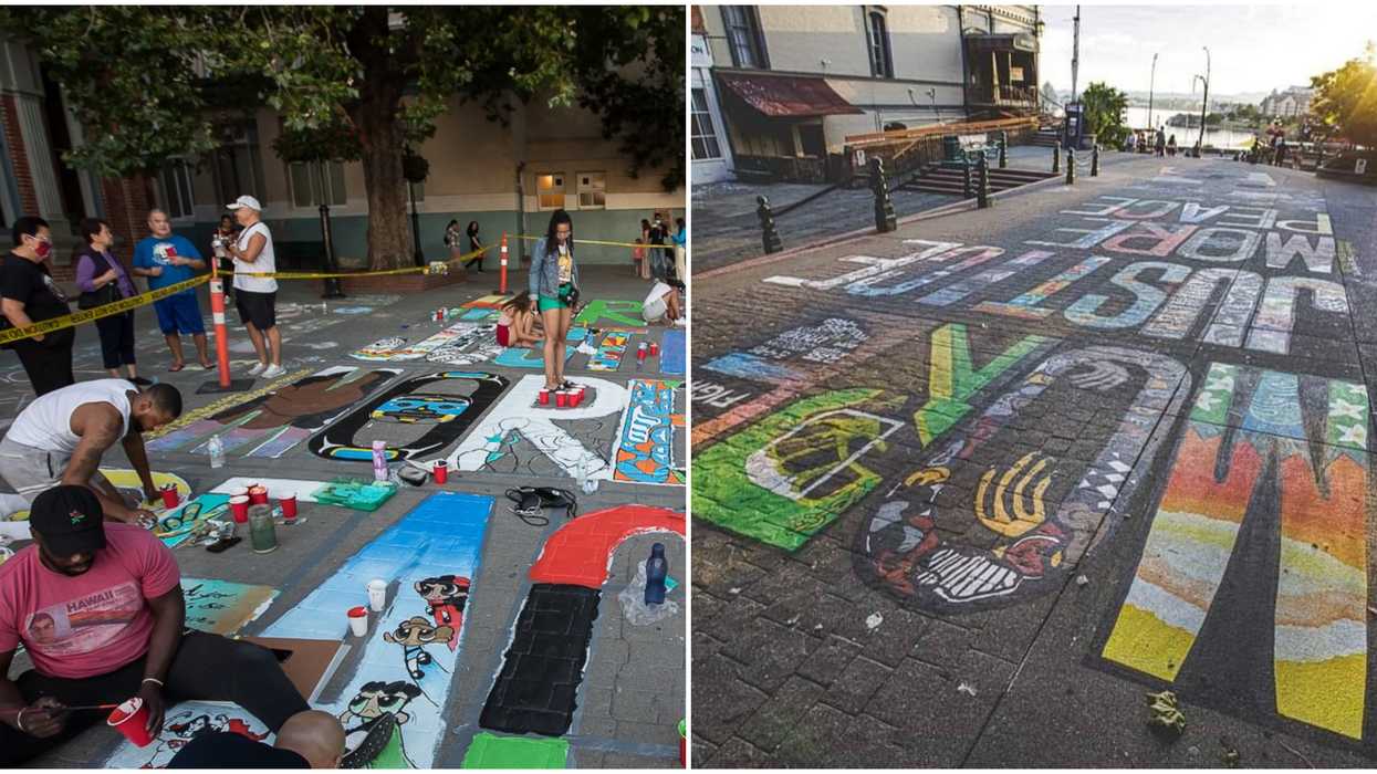 New Victoria Mural Has A 'Deeply Disrespectful' Anti-Cop Message Says Police Chief