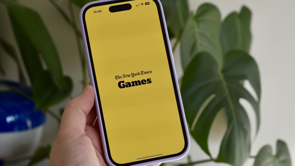 New York Times Games app loading screen.