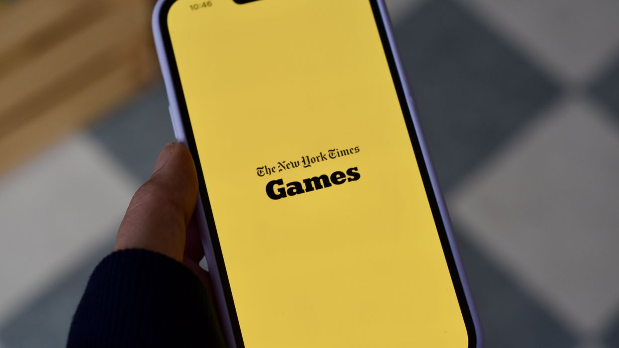 New York Times Games app loading screen.