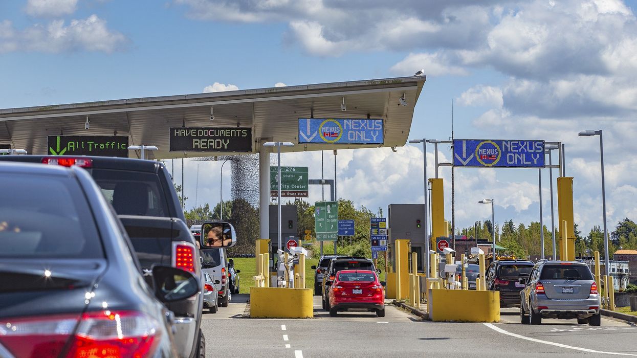 nexus lanes at canada-us border crossing