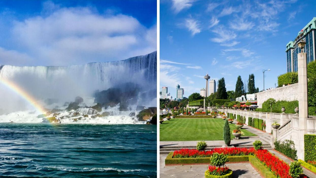 Niagara Falls in Canada.