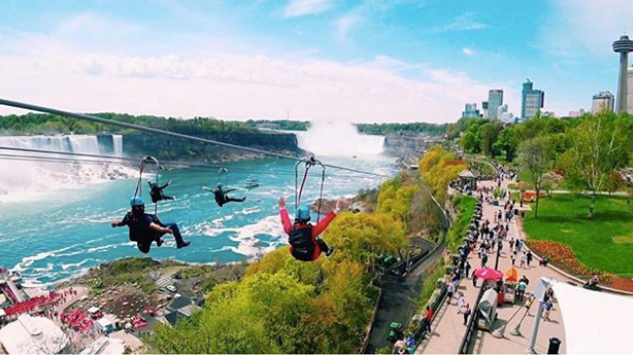 Niagara Falls' Zipline Is Opening This Week & You Can Soar 2200 ft Along The Water