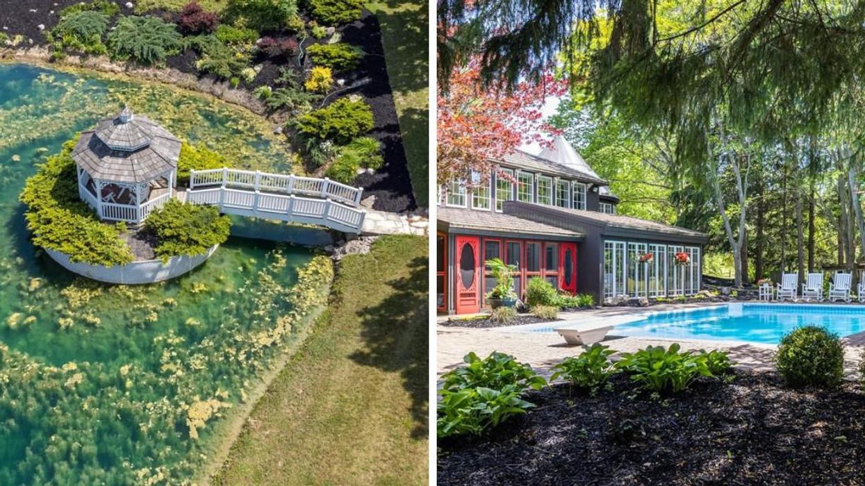 Niagara Home For Sale Has A Gazebo That's Worthy Of Monet
