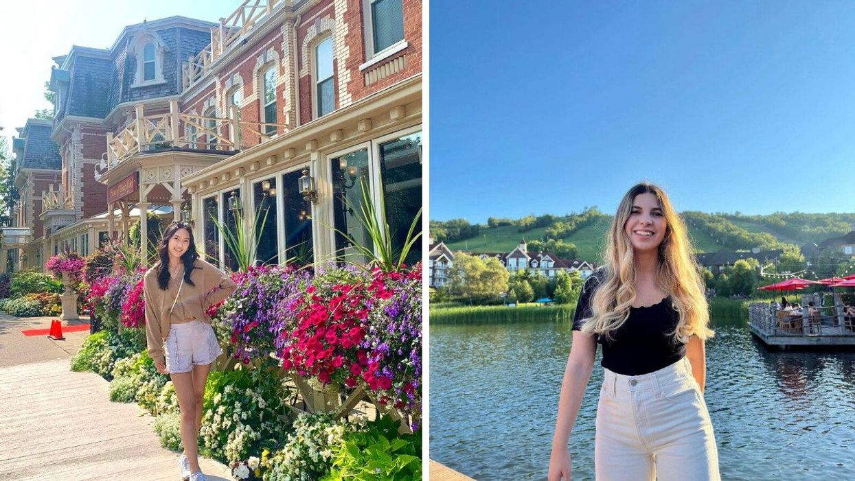 Niagara-on-the-Lake. Right: Blue Mountain Village.