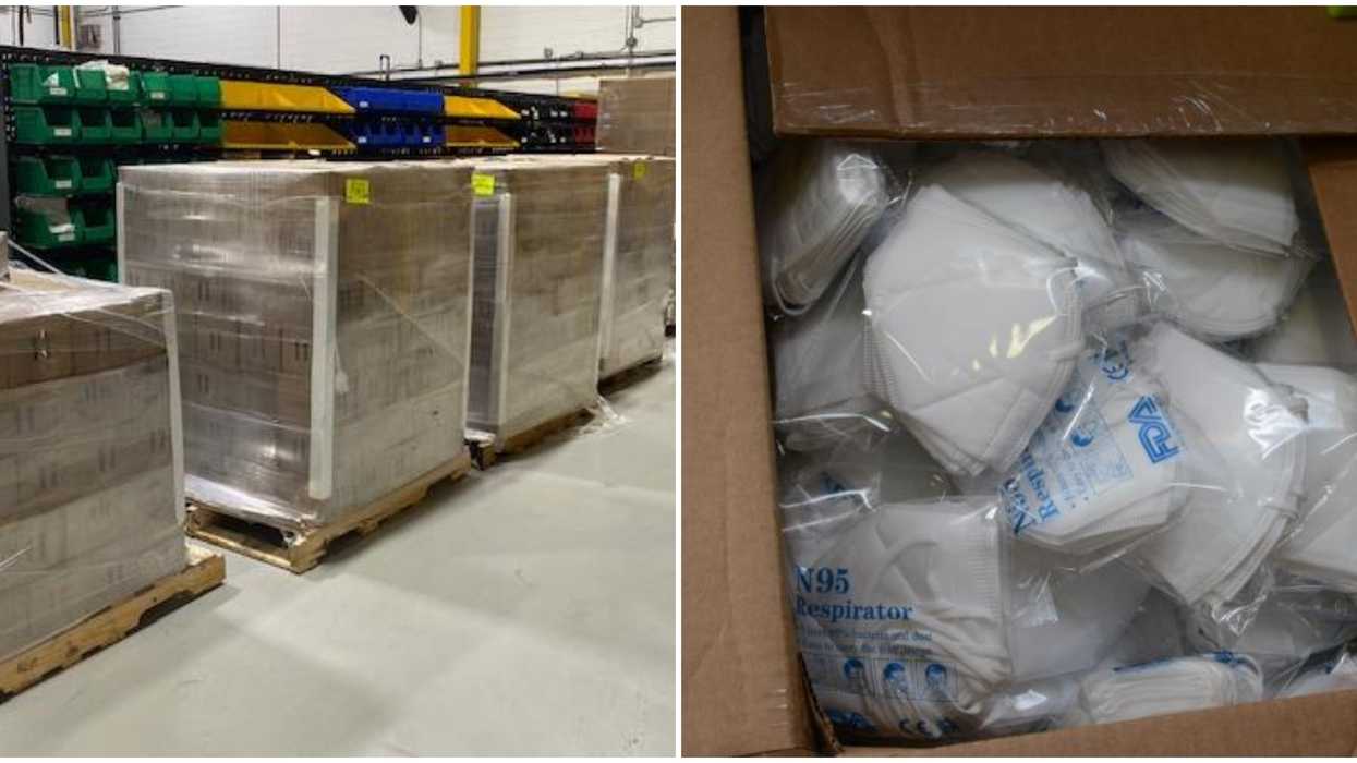 Niagara Police Arrested A Vaughan Man After Seizing Nearly $800,000 Of Vital PPE