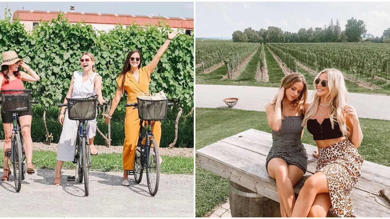 Niagara's Winery Bike Tours Let You Drink A Glass At Every Stop