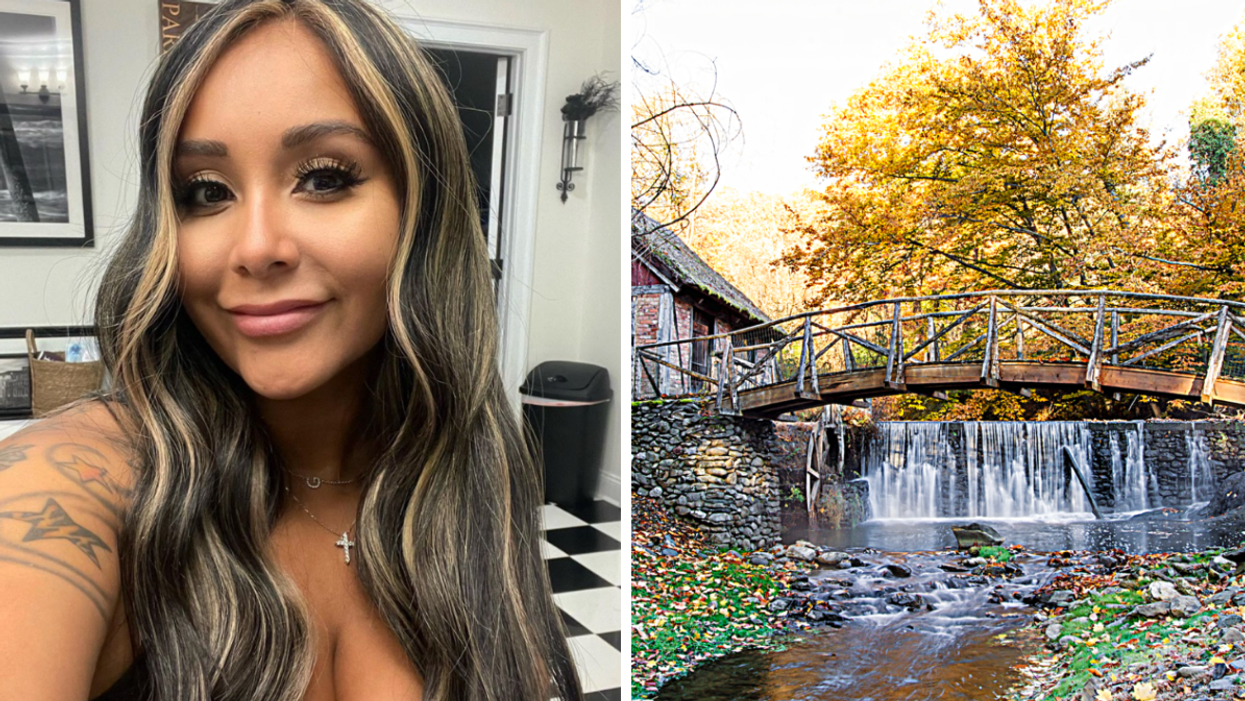 Nicole 'Snooki' Polizzi. Right: Marlboro, NY.