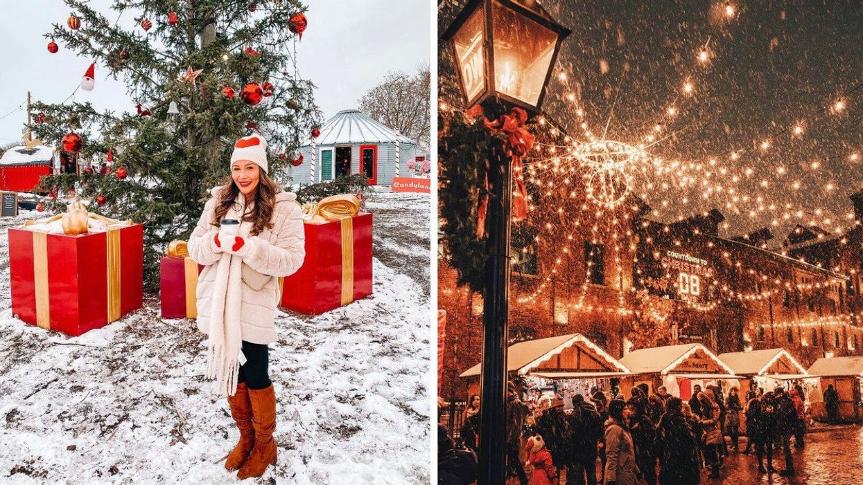 Niemi's Christmas Market. Right: Distillery Winter Village.