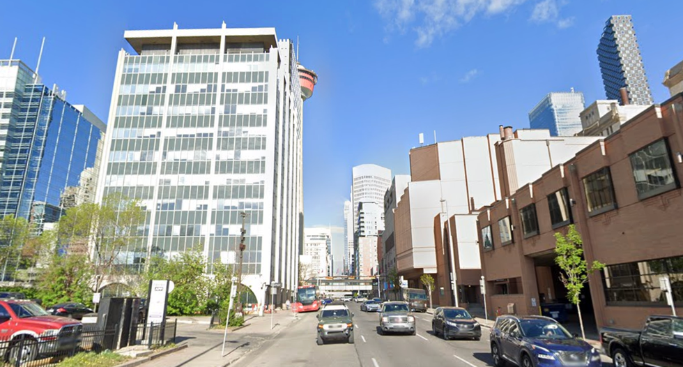 Ninth Ave. S.E. in Calgary