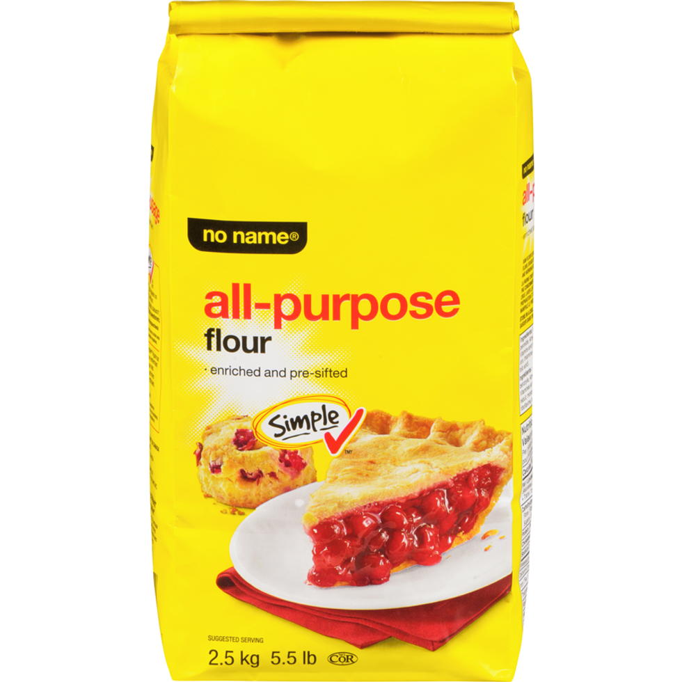 No name all-purpose flour, 2.5 kg.
