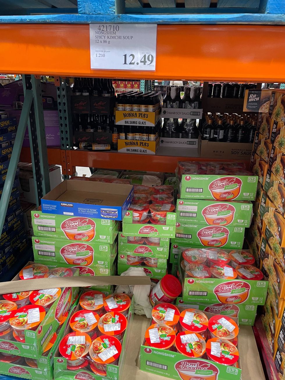 nongshim bowl noodles at costco