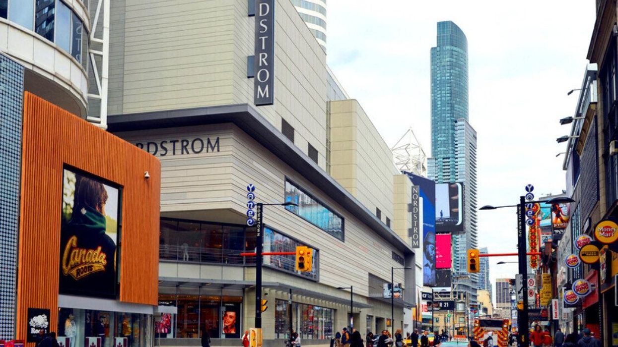 Nordstrom on Yonge Street Toronto.